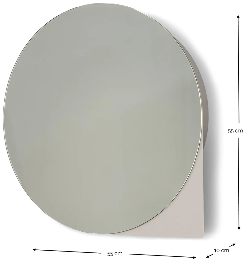 Spinder SONNET Large Stahl Spiegelschrank, Skandinavischer Stil