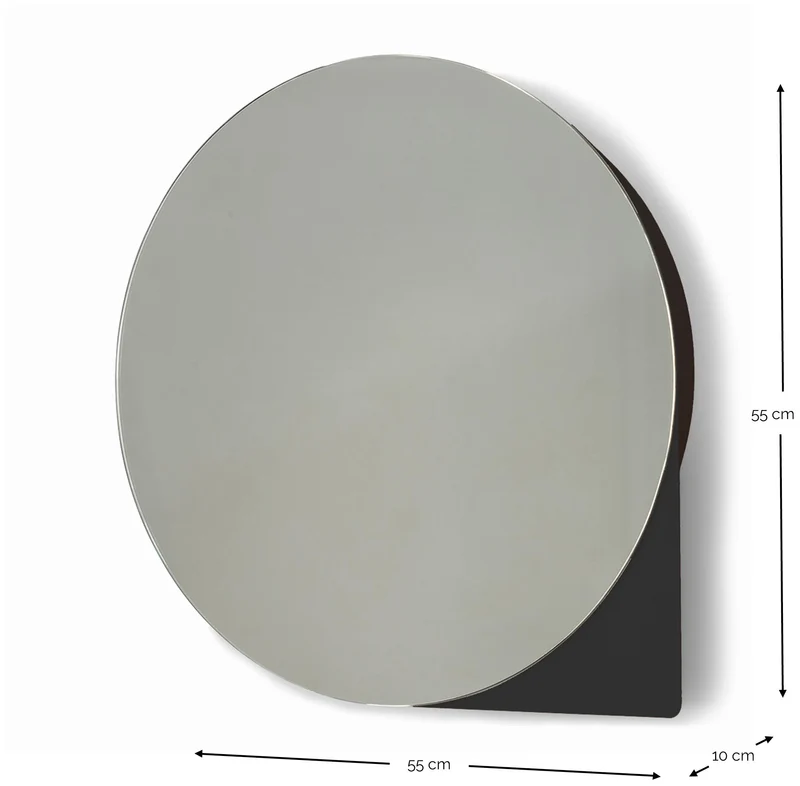 Spinder SONNET Large Stahl Spiegelschrank, Skandinavischer Stil