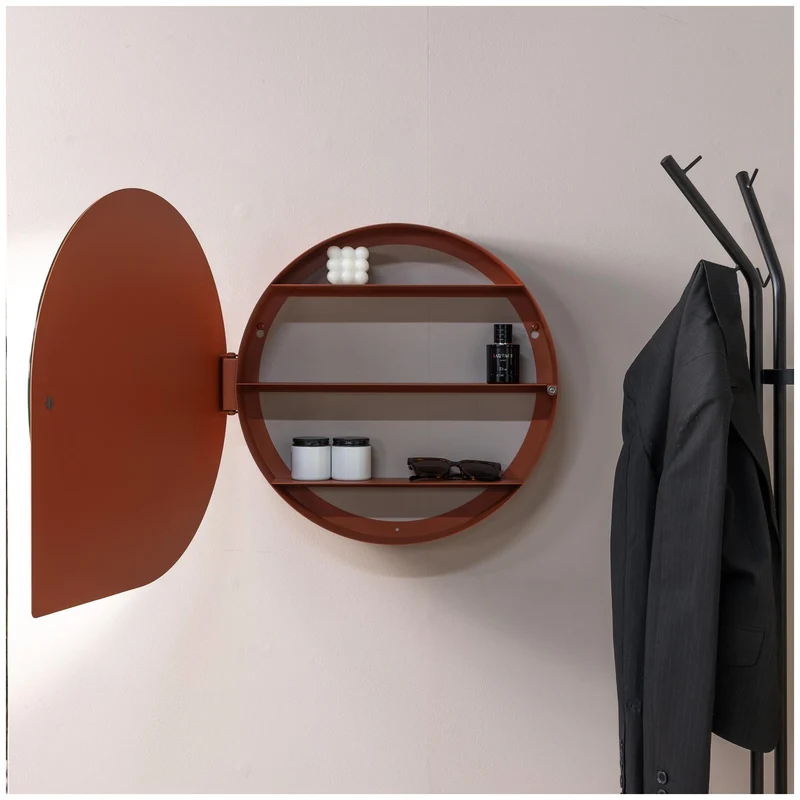 Spinder SONNET Large Stahl Spiegelschrank, Skandinavischer Stil