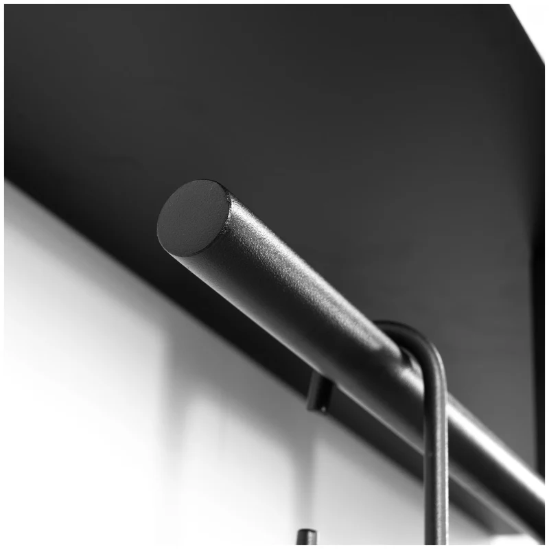 Spinder LUNO SMALL 100 Garderobe Stahl Modernes Design, Schwarz / Weiß