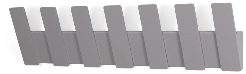 ANGLE 7 Wandgarderobe Hakenleiste, Minimalistischer Stahl, von Spinder