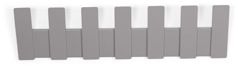 ANGLE 7 Wandgarderobe Hakenleiste, Minimalistischer Stahl, von Spinder