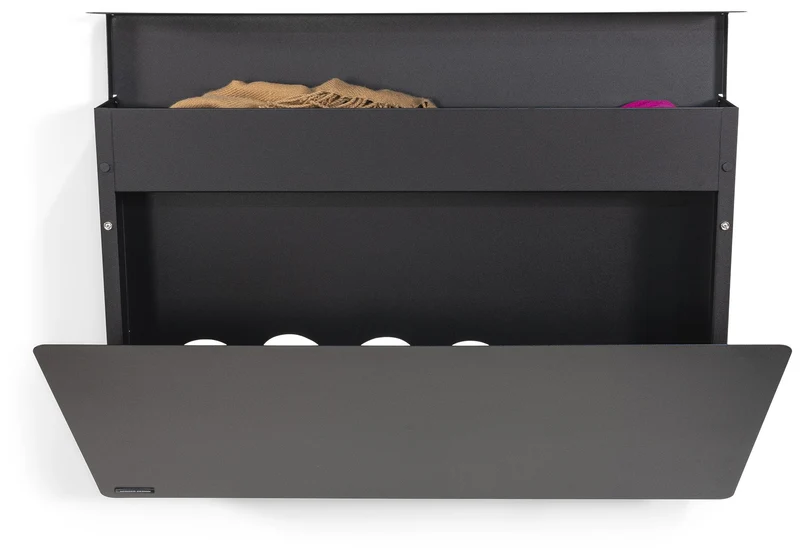 Spinder LUIGI Schuhschrank Stahl Minimalistisch Schwarz