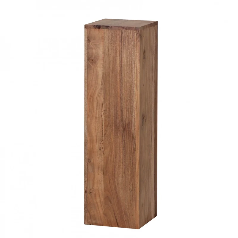 Beistelltisch 3er Set Akazie Massiv Quadratisch Modern Wohnzimmer