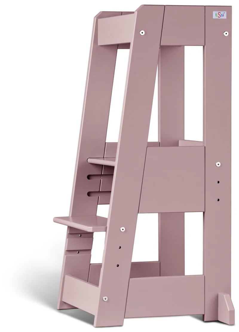 Mitwachsender Lernturm FELIX | tiSsi® Entdeckerturm | Buche Massivholz