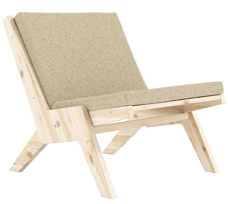 Design Sessel SWAY Lounge Chair klappbar Kiefer unbehandelt von Karup