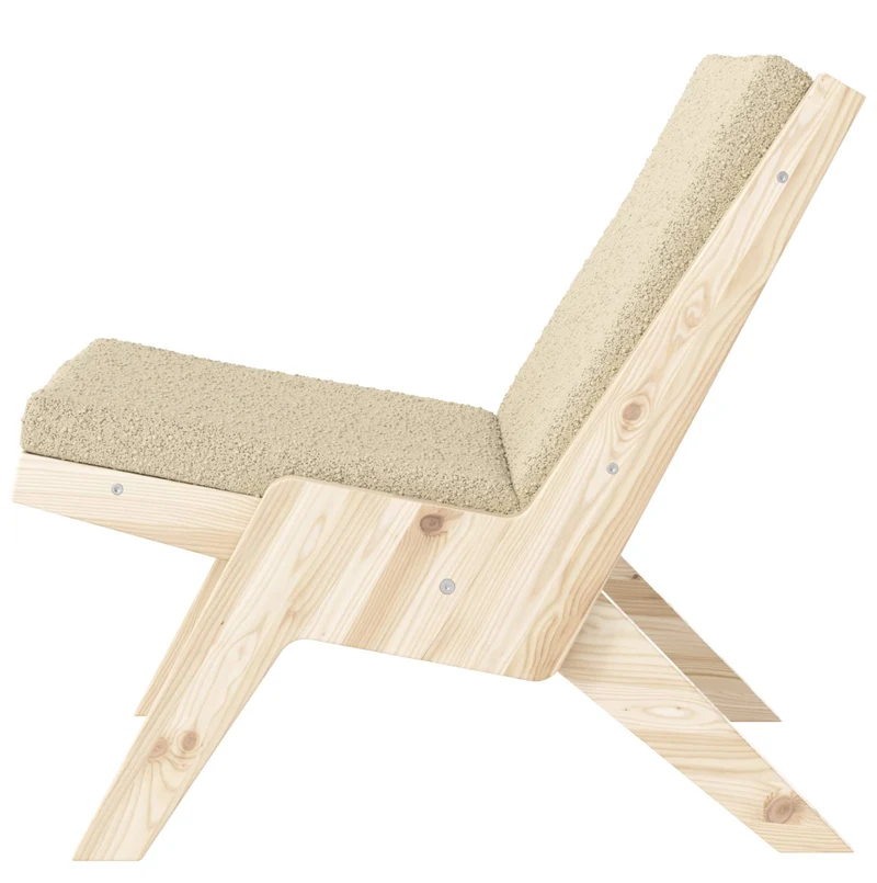 Design Sessel SWAY Lounge Chair klappbar Kiefer unbehandelt von Karup