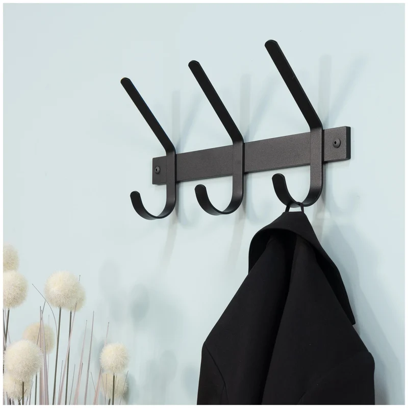 Spinder DEXTER 3 Stahl Wandgarderobe, Minimalistisch & Modern