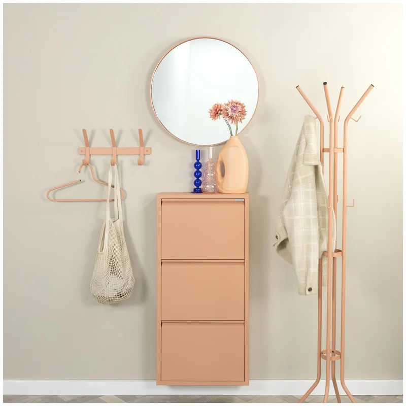 Spinder DEXTER 3 Stahl Wandgarderobe, Minimalistisch & Modern