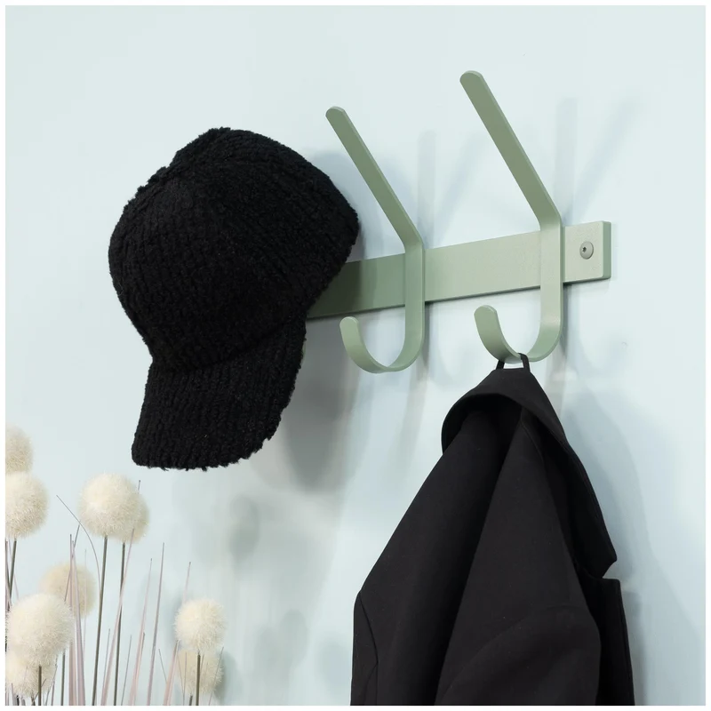 Spinder DEXTER 3 Stahl Wandgarderobe, Minimalistisch & Modern