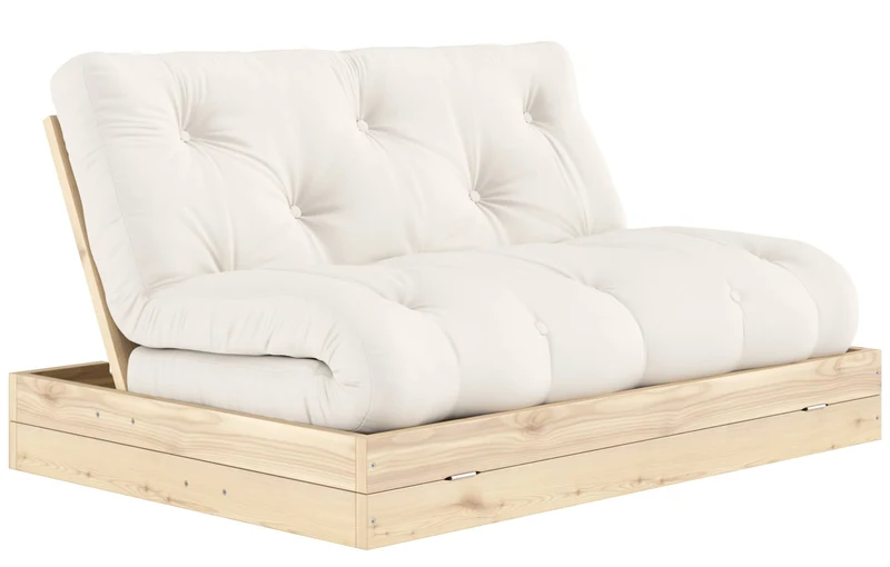 Schlafsofa FLIP Sofa Bett Kiefer massiv unbehandelt, von Karup