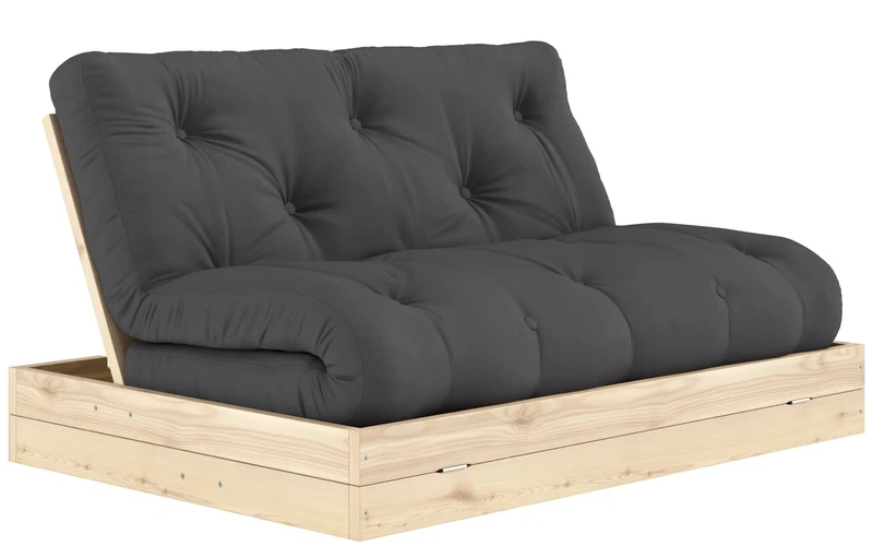 Schlafsofa FLIP Sofa Bett Kiefer massiv unbehandelt, von Karup