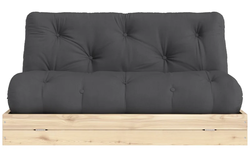 Schlafsofa FLIP Sofa Bett Kiefer massiv unbehandelt, von Karup