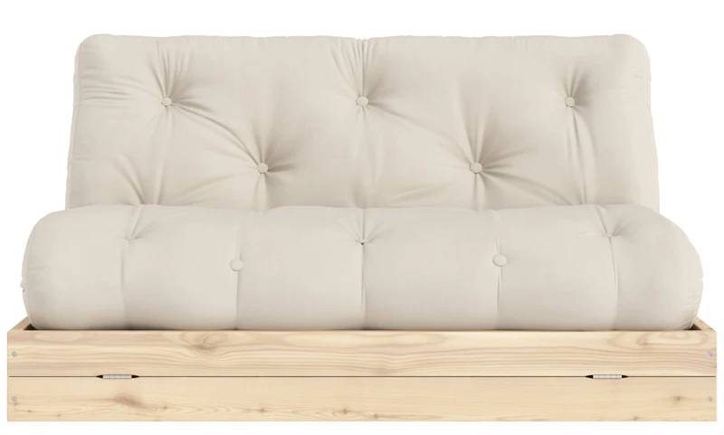 Schlafsofa FLIP Sofa Bett Kiefer massiv unbehandelt, von Karup