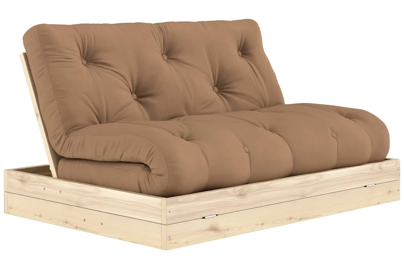 Schlafsofa FLIP Sofa Bett Kiefer massiv unbehandelt, von Karup