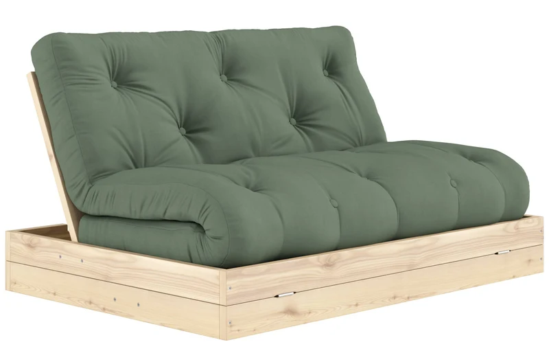 Schlafsofa FLIP Sofa Bett Kiefer massiv unbehandelt, von Karup