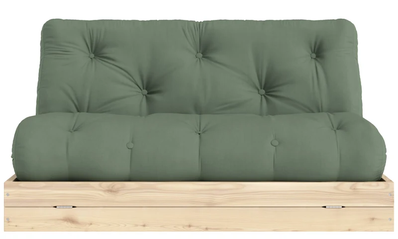 Schlafsofa FLIP Sofa Bett Kiefer massiv unbehandelt, von Karup