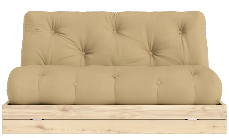 Schlafsofa FLIP Sofa Bett Kiefer massiv unbehandelt, von Karup