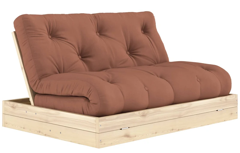 Schlafsofa FLIP Sofa Bett Kiefer massiv unbehandelt, von Karup
