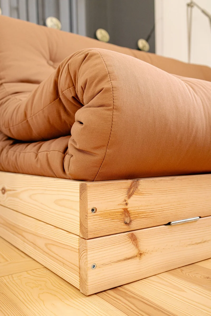 Schlafsofa FLIP Sofa Bett Kiefer massiv unbehandelt, von Karup