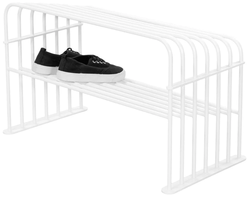 Spinder GRID 70 Schuhregal, modernes Design, Stahl, Weiß