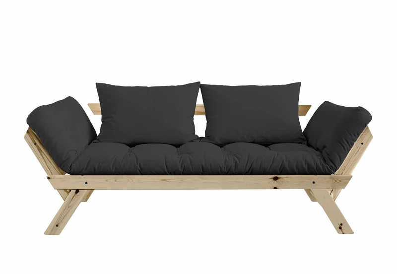Schlafsofa BEBOP Sofa Kiefer natur lackiert abklappbar von Karup