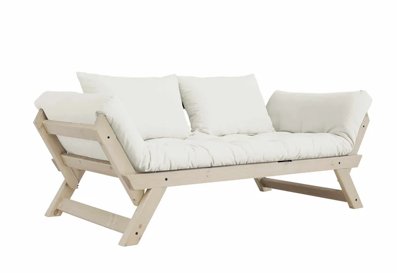 Schlafsofa BEBOP Sofa Kiefer natur lackiert abklappbar von Karup