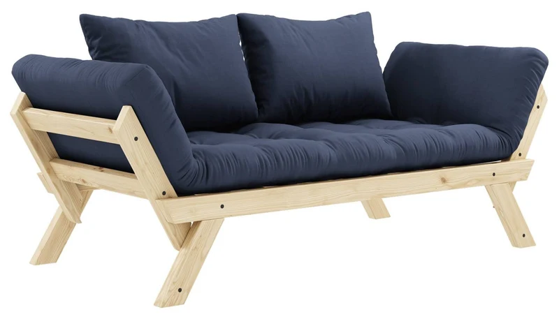 Schlafsofa BEBOP Sofa Kiefer natur lackiert abklappbar von Karup