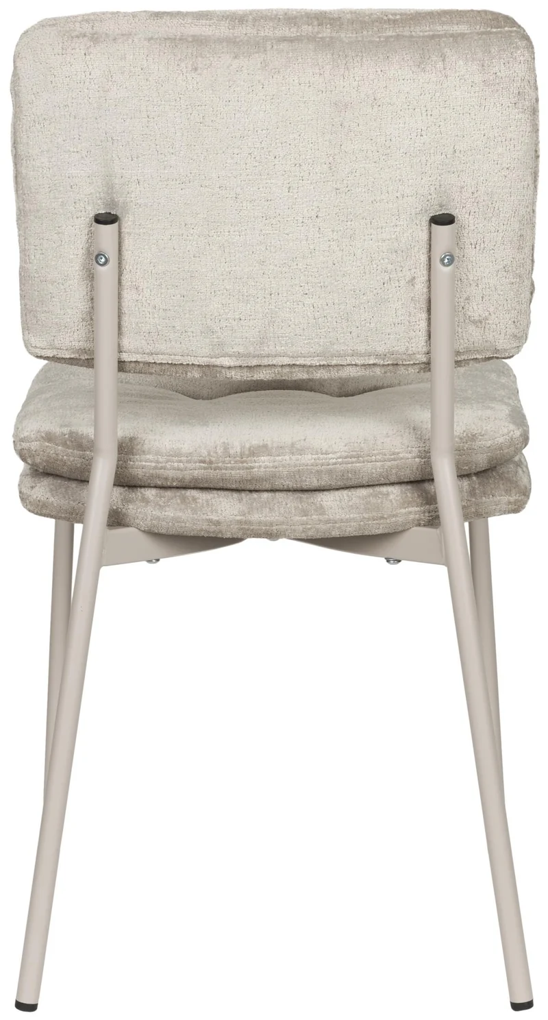 Stuhl Esszimmerstuhl FRANCK Stoff Grau oder Beige