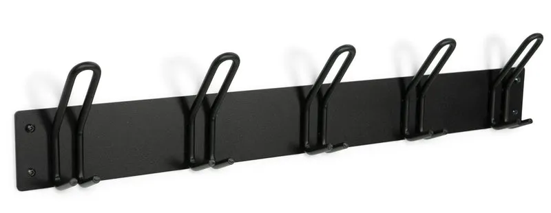 Wandgarderobe Hakenleiste MILES 5 Minimalistischer Stahl-Look Spinder