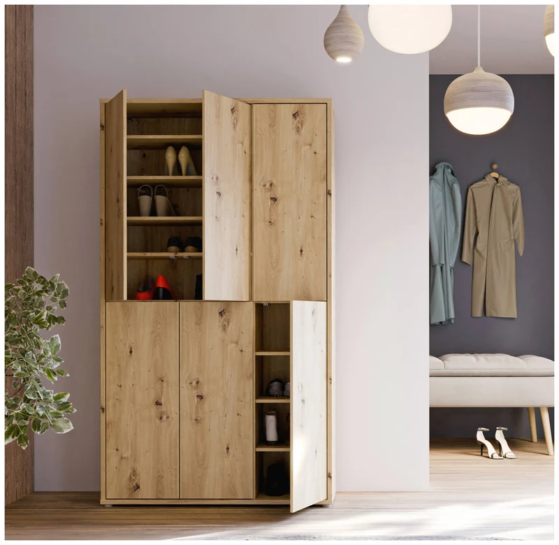 Mehrzweckschrank ALICE SPRINGS Garderobenschrank in 3 Farben von Forte