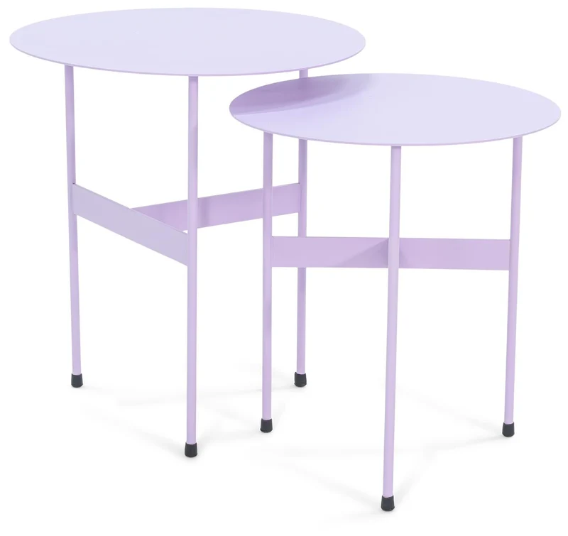Spinder MIRA LOW Beistelltisch, Stahl, rund, skandinavisch modern