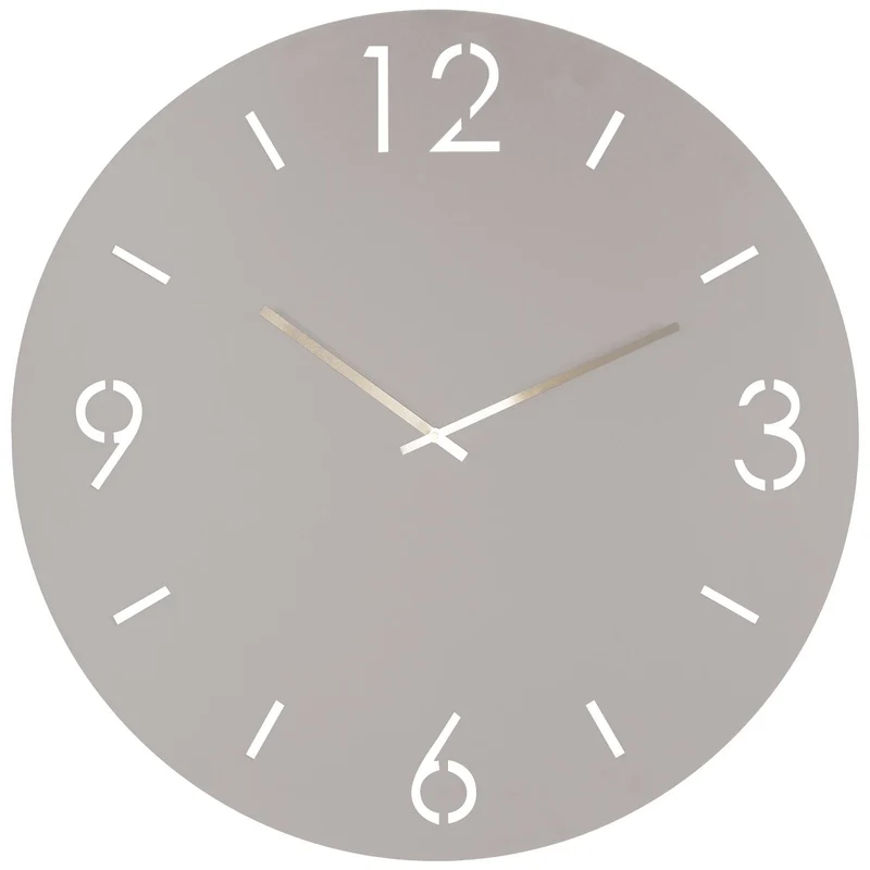 Spinder TIME Ø 60 Minimalistische Stahl-Wanduhr