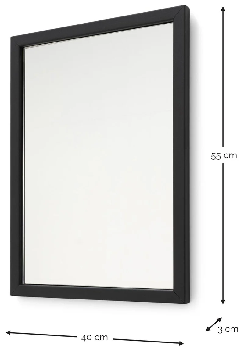 Spiegel SENZA M1 Stahl in verschiedenen Farben von Spinder Design