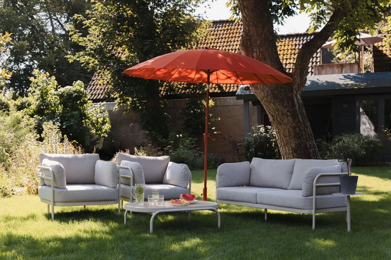 Garten Sitzgruppe VISTIA von Zuiver Gartensofa Lounge Set 3-tlg