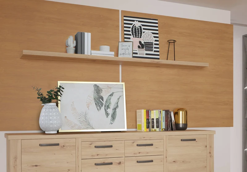 Wandboard passend zur Serie CORONA Paneel 200 cm, Artisan Eiche