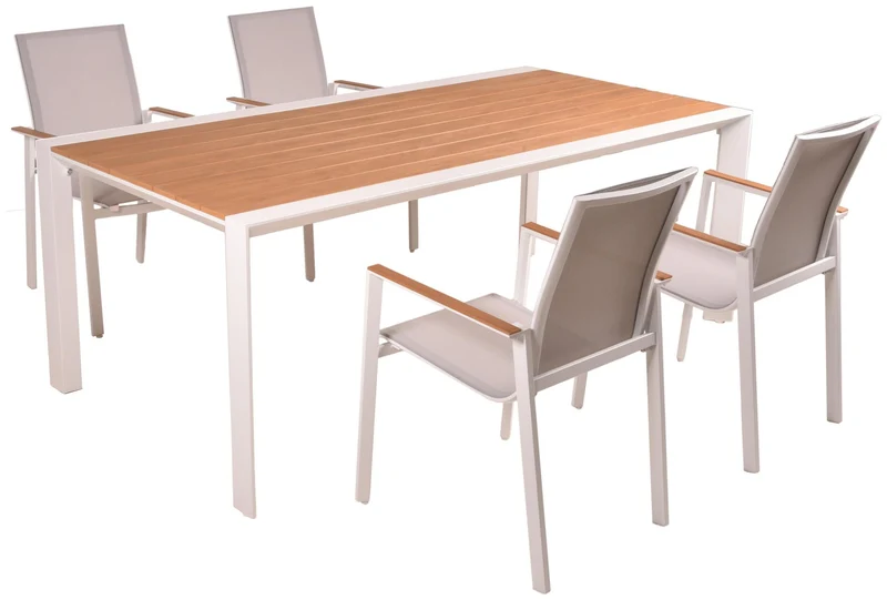 Gartentisch-Set Tischgruppe VENICE 5-teilig von GardenPleasure
