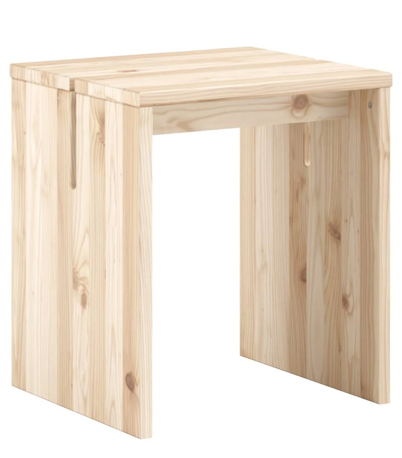 Hocker JOIN-IN Stool Raw Kiefer massiv unbehandelt von Karup