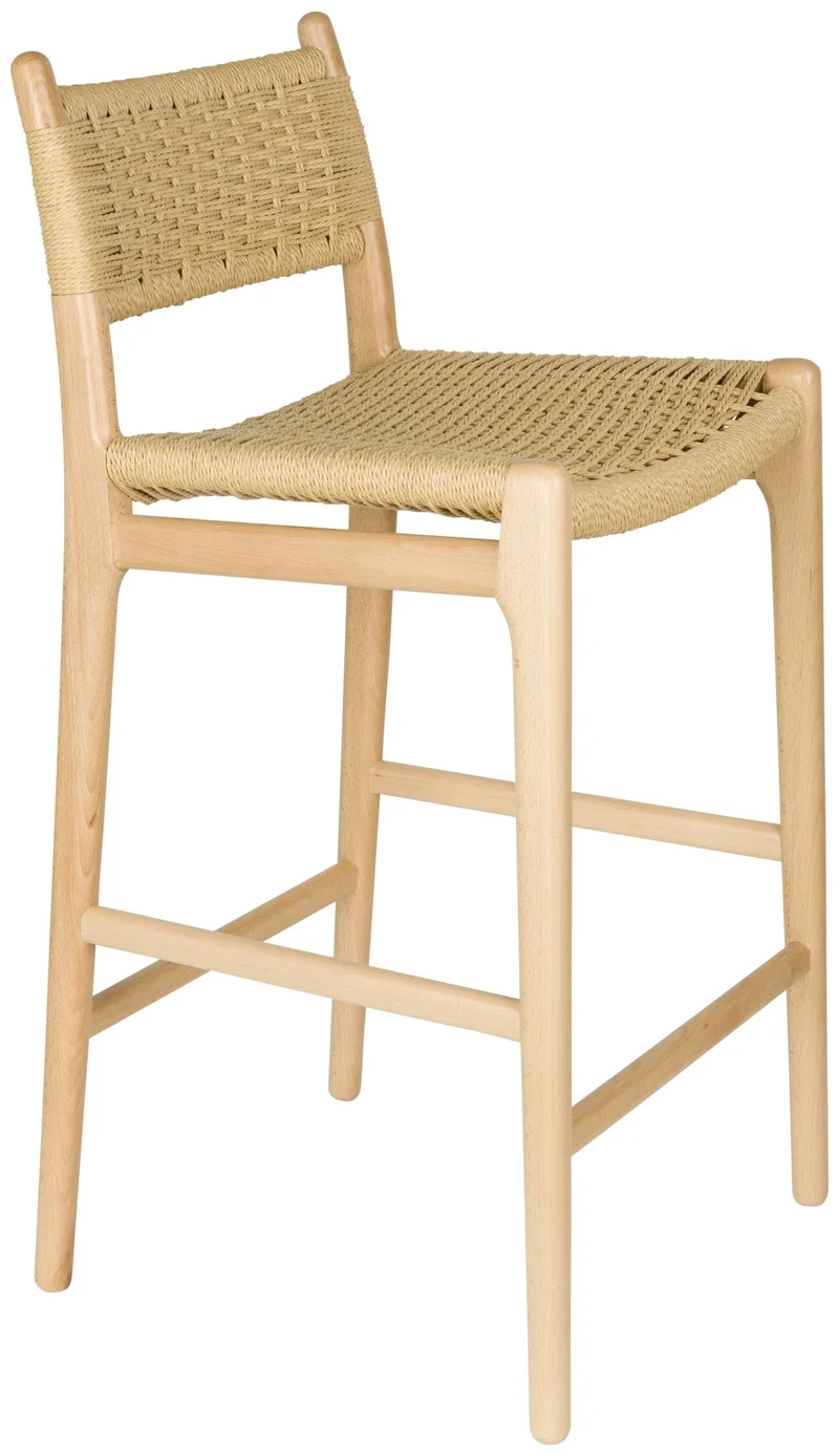Barhocker Cecile Natural | Vintage-Design für Küche & Bar