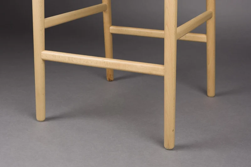 Barhocker Cecile Natural | Vintage-Design für Küche & Bar