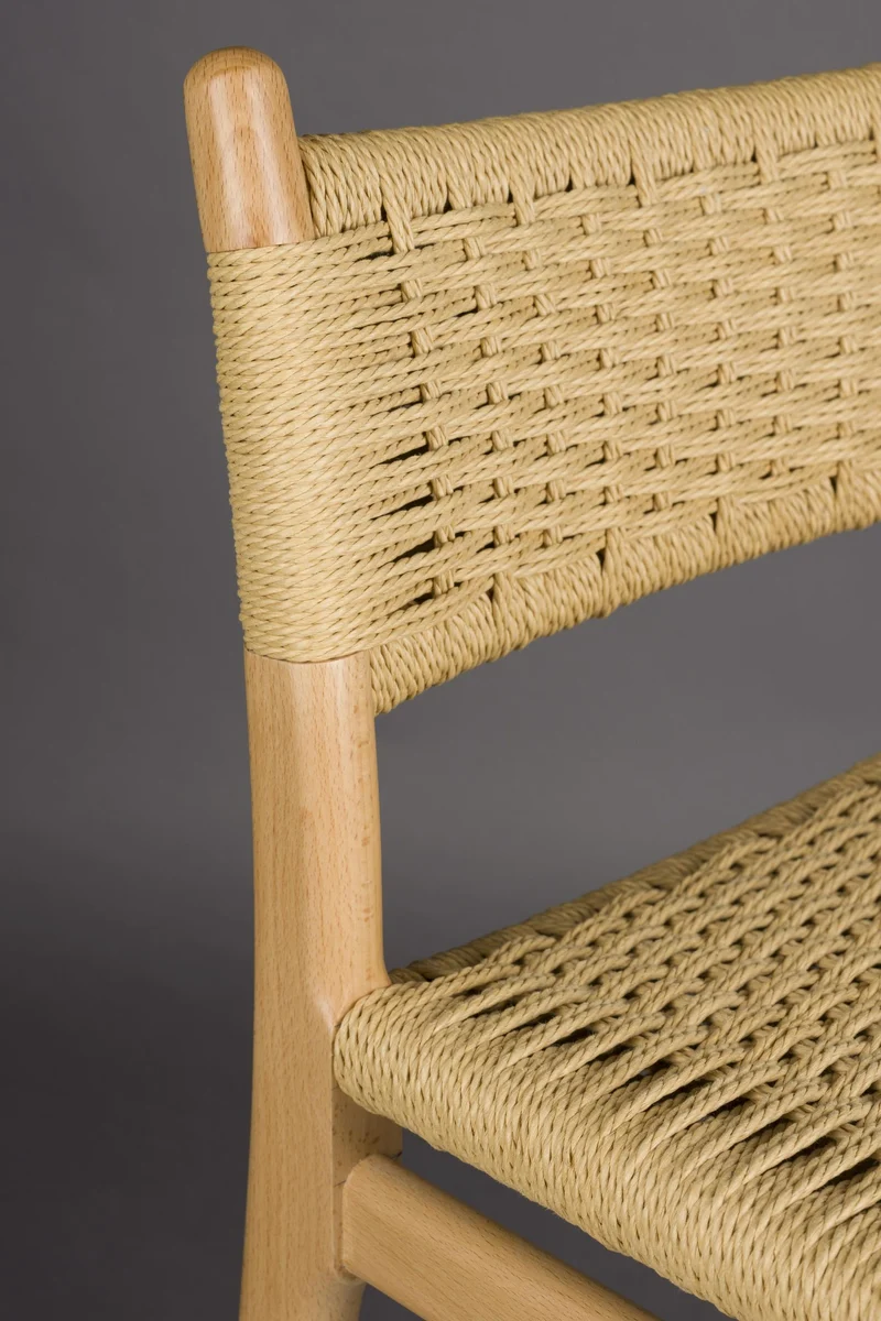 Barhocker Cecile Natural | Vintage-Design für Küche & Bar