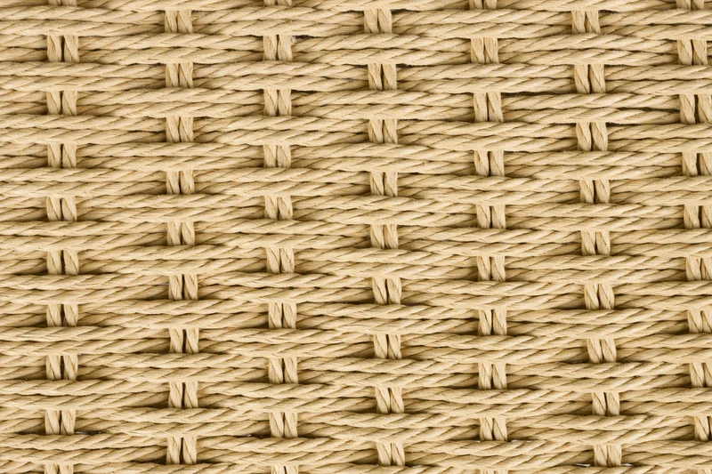 Dutchbone Stuhl Cecile: Esszimmerstuhl aus Holz & Naturgeflecht