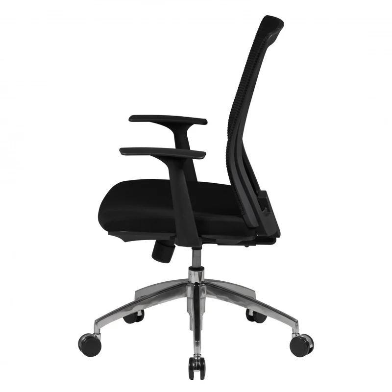 Bürostuhl Chefsessel 120kg Stoffbezug schwarz Synchronmechanik