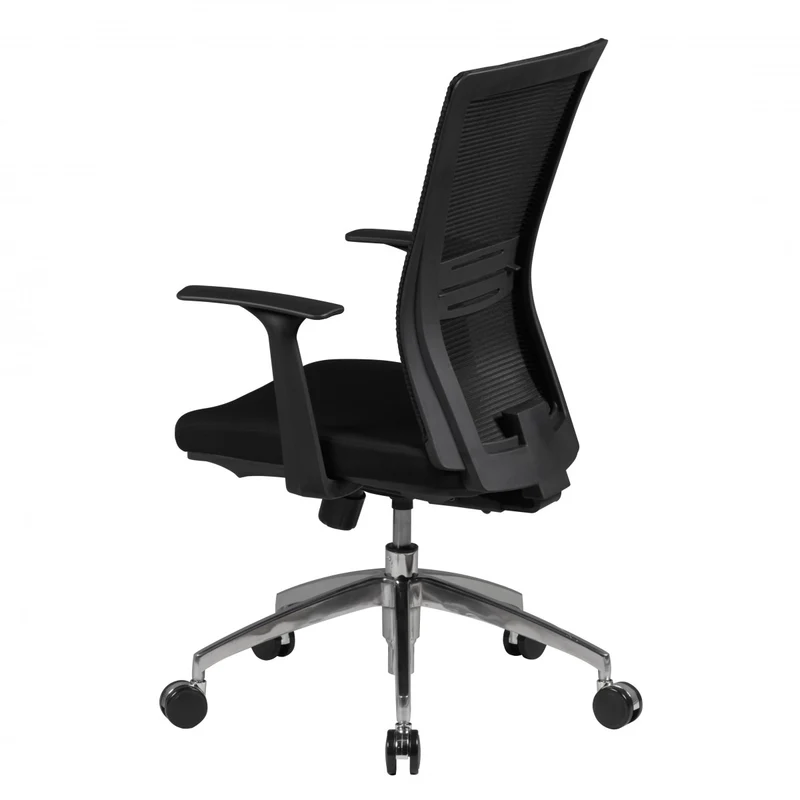 Bürostuhl Chefsessel 120kg Stoffbezug schwarz Synchronmechanik