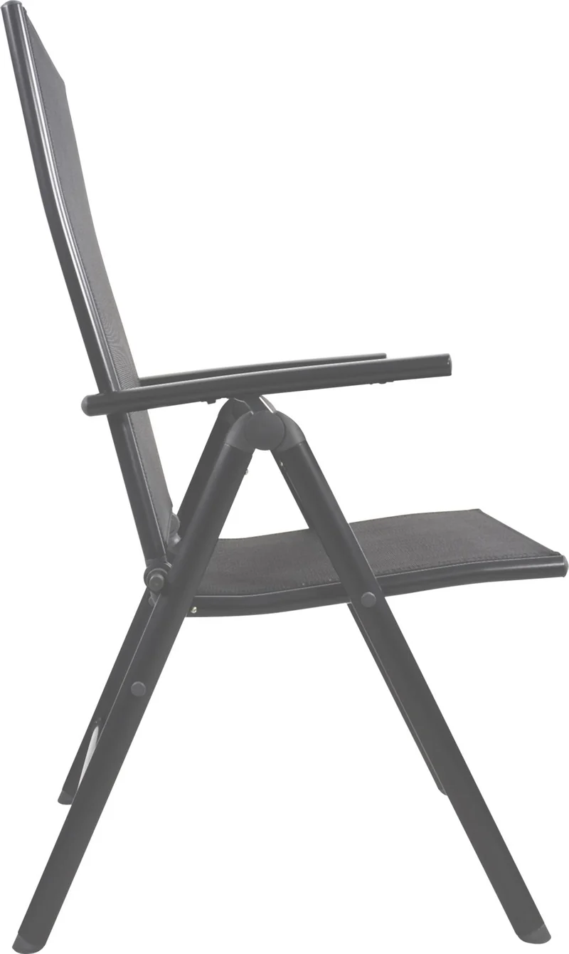 Gartensessel Klappsessel Hochlehner VENETO Gestell Aluminium anthrazit