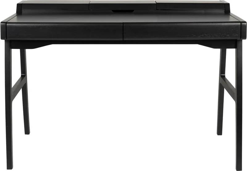 Schreibtisch Sekretär KAAT BLACK von ZUIVER mit Eichenfurnier