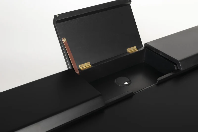 Schreibtisch Sekretär KAAT BLACK von ZUIVER mit Eichenfurnier