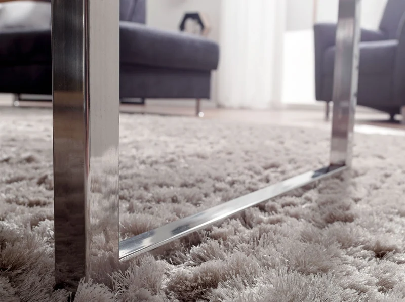 Couchtisch GUNA Akazie Massivholz 120cm Dunkelbraun Landhausstil