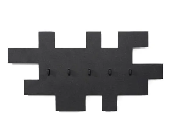 Garderobe TETROMINO Hakenleiste Stahl Skandinavisch von Spinder