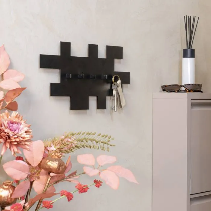 Garderobe TETROMINO Hakenleiste Stahl Skandinavisch von Spinder